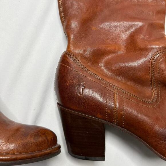 Frye Vintage Lucinda Knee High Boots With Heel Womens Size 9 Outdoor Casual Boot - Picture 5 of 8